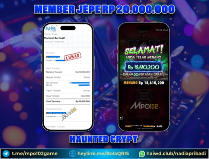 BUKTI KEMENANGAN MEMBER DARI MPO102 SLOT GAME