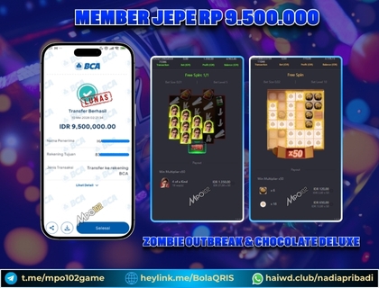 BUKTI KEMENANGAN MEMBER DARI MPO102 SLOT GAME