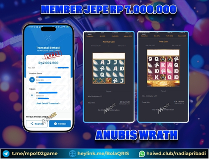 BUKTI KEMENANGAN MEMBER DARI MPO102 SLOT GAME