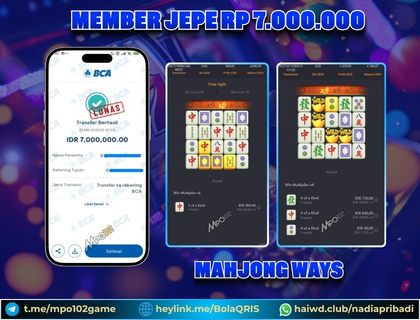 BUKTI KEMENANGAN MEMBER DARI MPO102 SLOT GAME