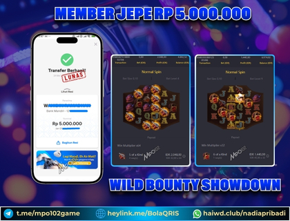 BUKTI KEMENANGAN MEMBER DARI MPO102 SLOT GAME