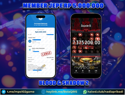 BUKTI KEMENANGAN MEMBER DARI MPO102 SLOT GAME