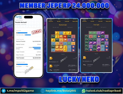 BUKTI KEMENANGAN MEMBER DARI MPO102 SLOT GAME