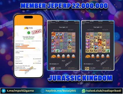 BUKTI KEMENANGAN MEMBER DARI MPO102 SLOT GAME