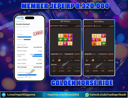 BUKTI KEMENANGAN MEMBER DARI MPO102 SLOT GAME