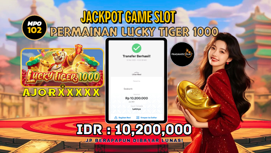 BUKTI KEMENANGAN MEMBER DARI MPO102