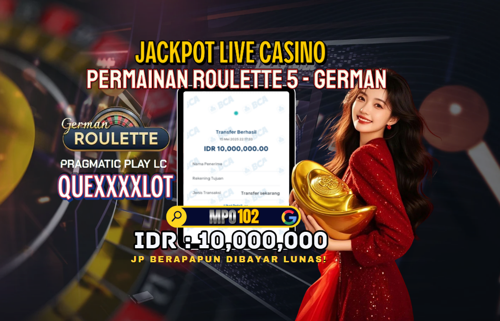 BUKTI KEMENANGAN MEMBER DARI MPO102