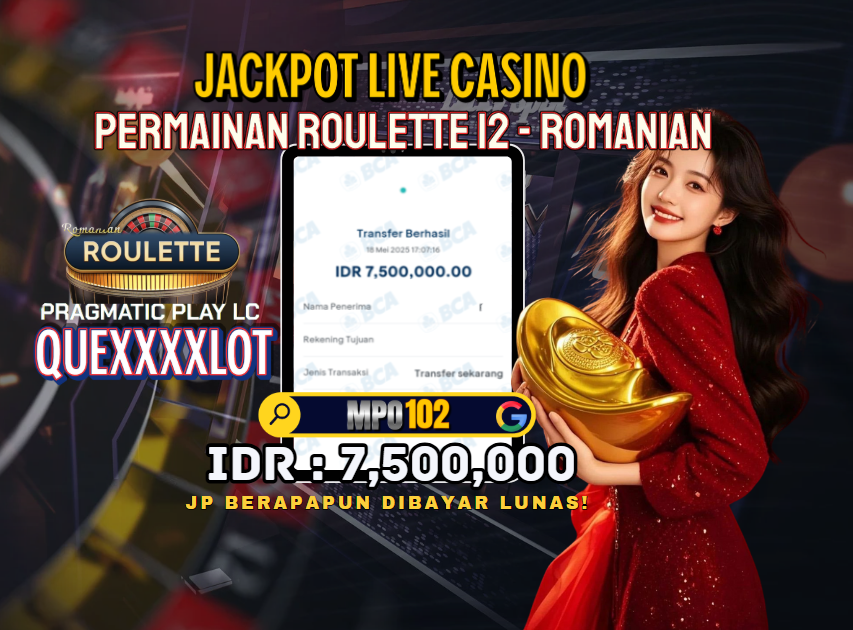 BUKTI KEMENANGAN MEMBER DARI MPO102