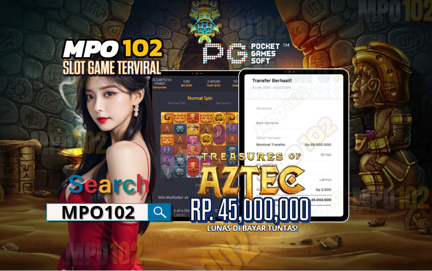 BUKTI KEMENANGAN MEMBER DARI MPO102 SLOT GAME