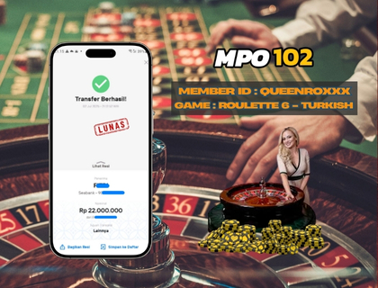 BUKTI KEMENANGAN MEMBER DARI MPO102 SLOT GAME
