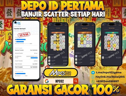 BUKTI KEMENANGAN MEMBER DARI MPO102 SLOT GAME
