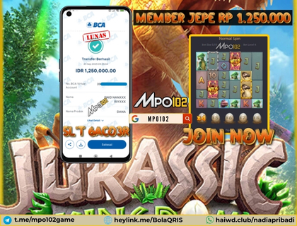 BUKTI KEMENANGAN MEMBER DARI MPO102 SLOT GAME