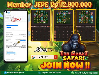 BUKTI KEMENANGAN MEMBER DARI MPO102 SLOT GAME