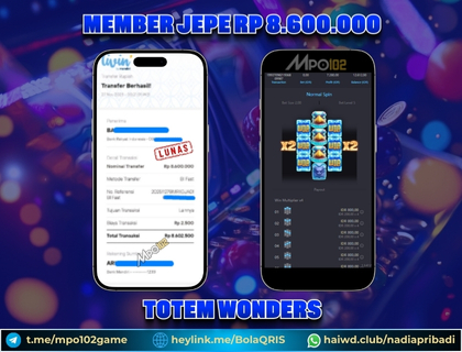BUKTI KEMENANGAN MEMBER DARI MPO102 SLOT GAME