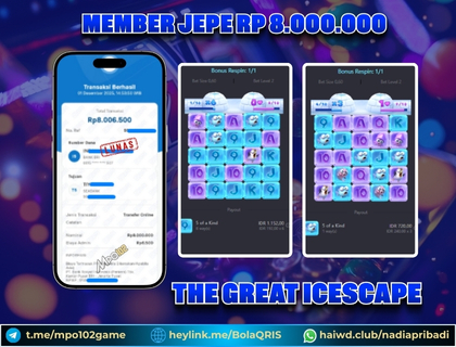 BUKTI KEMENANGAN MEMBER DARI MPO102 SLOT GAME