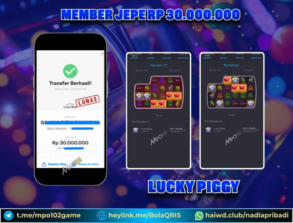 BUKTI KEMENANGAN MEMBER DARI MPO102 SLOT GAME