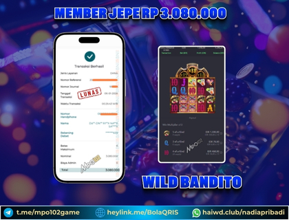 BUKTI KEMENANGAN MEMBER DARI MPO102 SLOT GAME