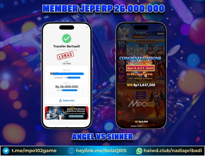 BUKTI KEMENANGAN MEMBER DARI MPO102 SLOT GAME