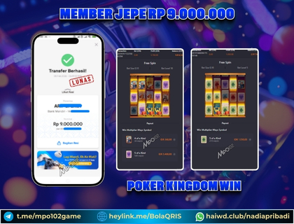 BUKTI KEMENANGAN MEMBER DARI MPO102 SLOT GAME