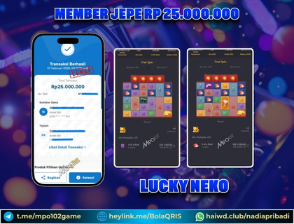 BUKTI KEMENANGAN MEMBER DARI MPO102 SLOT GAME