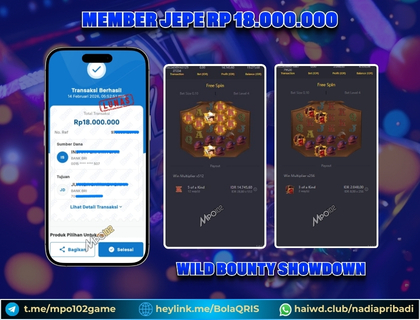 BUKTI KEMENANGAN MEMBER DARI MPO102 SLOT GAME