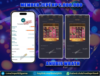 BUKTI KEMENANGAN MEMBER DARI MPO102 SLOT GAME