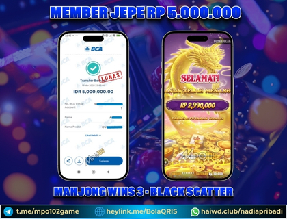 BUKTI KEMENANGAN MEMBER DARI MPO102 SLOT GAME
