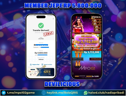 BUKTI KEMENANGAN MEMBER DARI MPO102 SLOT GAME