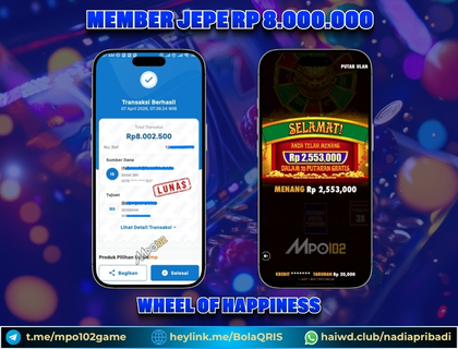 BUKTI KEMENANGAN MEMBER DARI MPO102 SLOT GAME