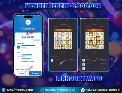 BUKTI KEMENANGAN MEMBER DARI MPO102 SLOT GAME