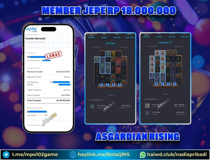 BUKTI KEMENANGAN MEMBER DARI MPO102 SLOT GAME