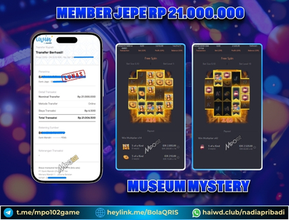 BUKTI KEMENANGAN MEMBER DARI MPO102 SLOT GAME