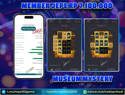 BUKTI KEMENANGAN MEMBER DARI MPO102 SLOT GAME