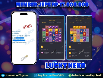 BUKTI KEMENANGAN MEMBER DARI MPO102 SLOT GAME