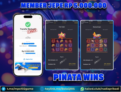 BUKTI KEMENANGAN MEMBER DARI MPO102 SLOT GAME