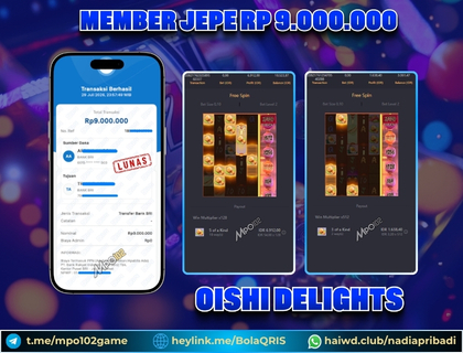 BUKTI KEMENANGAN MEMBER DARI MPO102 SLOT GAME