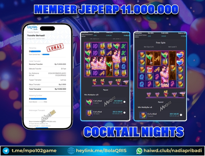 BUKTI KEMENANGAN MEMBER DARI MPO102 SLOT GAME