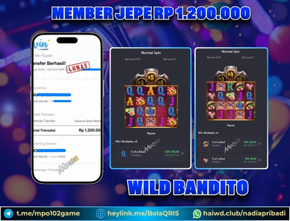 BUKTI KEMENANGAN MEMBER DARI MPO102 SLOT GAME