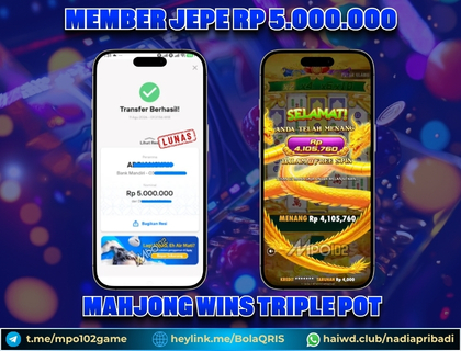 BUKTI KEMENANGAN MEMBER DARI MPO102 SLOT GAME