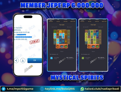 BUKTI KEMENANGAN MEMBER DARI MPO102 SLOT GAME