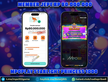 BUKTI KEMENANGAN MEMBER DARI MPO102 SLOT GAME