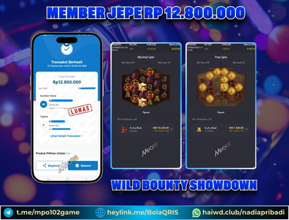 BUKTI KEMENANGAN MEMBER DARI MPO102 SLOT GAME