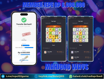 BUKTI KEMENANGAN MEMBER DARI MPO102 SLOT GAME